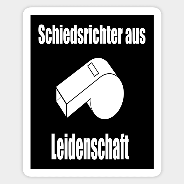 Schiedssrichter aus Leidenschaft Sticker by NT85